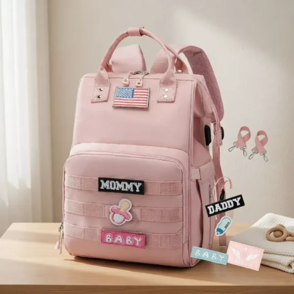 Best Bag for Mom on the Go – Multi Pocket Diaper Backpack with USB Charging Port, Stroller Straps & Changing Pad (4) Best Bag for Mom on the Go – Multi Pocket Diaper Backpack with USB Charging Port, Stroller Straps & Changing Pad