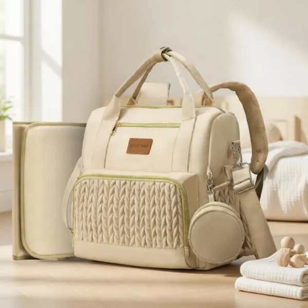 Best Bag for Mom with Baby - Stylish Waterproof Diaper Backpack with Changing Pad & Insulated Pockets (3) Best Bag for Mom with Baby - Stylish Waterproof Diaper Backpack with Changing Pad & Insulated Pockets