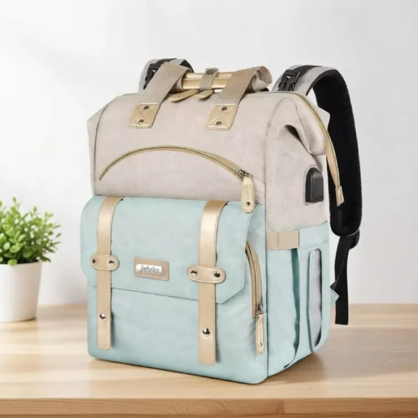 Best Bag for Mom with Kids - Jiefeike Large Diaper Bag Backpack (3) Best Bag for Mom with Kids - Jiefeike Large Diaper Bag Backpack with USB Charging Port & RFID Pocket
