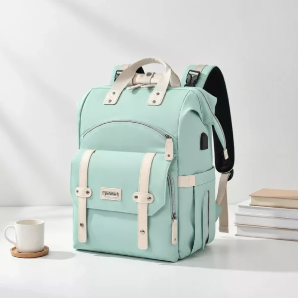 Best Bag for Mom with Kids - Jiefeike Large Diaper Bag Backpack (4) Best Bag for Mom with Kids - Jiefeike Large Diaper Bag Backpack with USB Charging Port & RFID Pocket