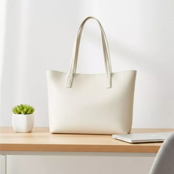 Best Best Tote Bags for Office Women - KALIDI Faux Leather Zipper Shoulder Work Bag (4) Best Tote Bags for Office Women - KALIDI Faux Leather Zipper Shoulder Work Bag