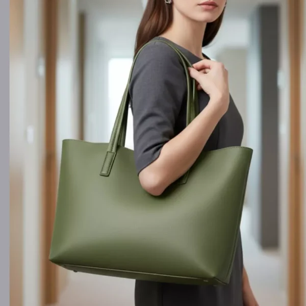 Best Best Tote Bags for Office Women - KALIDI Faux Leather Zipper Shoulder Work Bag (5) Best Tote Bags for Office Women - KALIDI Faux Leather Zipper Shoulder Work Bag