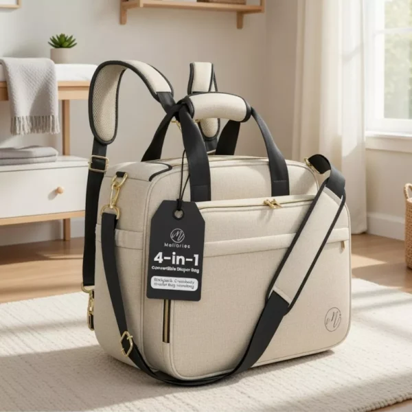 Best Mom Bag for Older Kids – 4 in 1 Convertible Diaper Tote Backpack (1) Best Mom Bag for Older Kids – 4 in 1 Convertible Diaper Tote Backpack with Insulated Pockets & Travel Friendly Design
