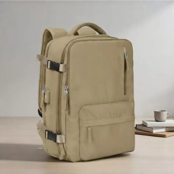Travel Bag for Women Backpack - Large Carry-On Laptop & Work Backpack (1) Best Backpack for Air Travel Carry On Flight Approved Laptop Travel Bag with Shoe Compartment