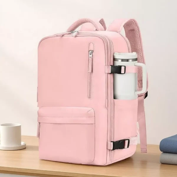 Travel Bag for Women Backpack - Large Carry-On Laptop & Work Backpack (3) Best Backpack for Air Travel Carry On Flight Approved Laptop Travel Bag with Shoe Compartment