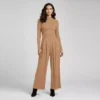 Date Night Outfit Jumpsuit for Women Long Sleeve Mock Neck Wide Leg Romper (4) Date Night Outfit Jumpsuit for Women Long Sleeve Mock Neck Wide Leg Romper