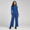 Date Night Outfit Jumpsuit for Women Long Sleeve Mock Neck Wide Leg Romper (5) Date Night Outfit Jumpsuit for Women Long Sleeve Mock Neck Wide Leg Romper