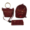 Stylish 3-Piece Mother & Daughter Bag Set – Premium PU Leather