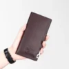 Stylish Casual Long Fold Leather Wallet for Everyday Use