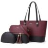 Chic 3-Piece Women's Bag Set – Shoulder Bag, Crossbody & Pouch