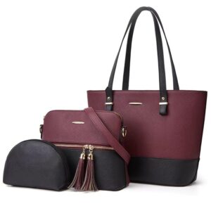 Chic 3-Piece Women's Bag Set – Shoulder Bag, Crossbody & Pouch