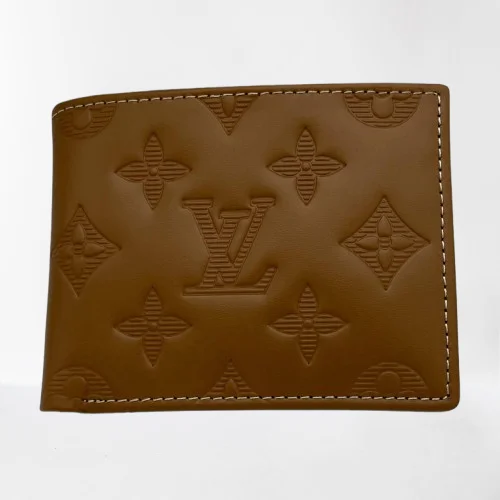Men's Premium Leather Textured Bifold Wallet – Stylish & Durable