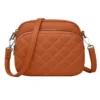 Elegant Women's PU Leather Embroidered Shoulder Bag