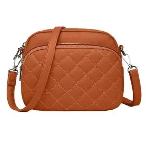 Elegant Women's PU Leather Embroidered Shoulder Bag