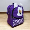 Stylish Logo Printed Rubber School Bag – Perfect for Boys and Girls