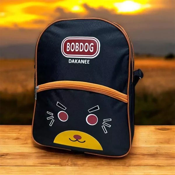 Stylish Logo-Printed Rubber School Bag for Kids