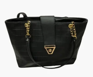 Elegant Women's PU Leather Textured Shoulder Bag