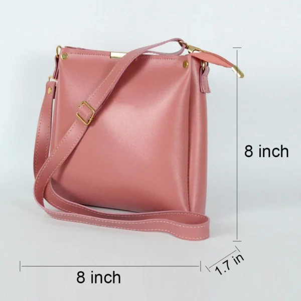 Girl's Rexine Plain Hand Bag