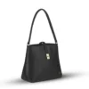 Marigold PU Leather Handbag with Adjustable Strap