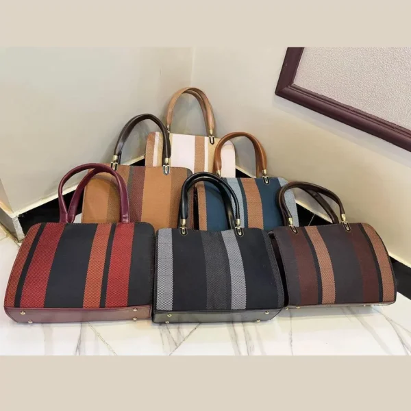 Stylish Women's Printed Rexine Handbag Set – 2 Pcs