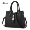 Trendy Women's Rexine Handbag with Lock & Top Handle