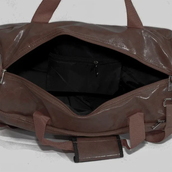 Zorro Choco PU Leather Duffel Bag